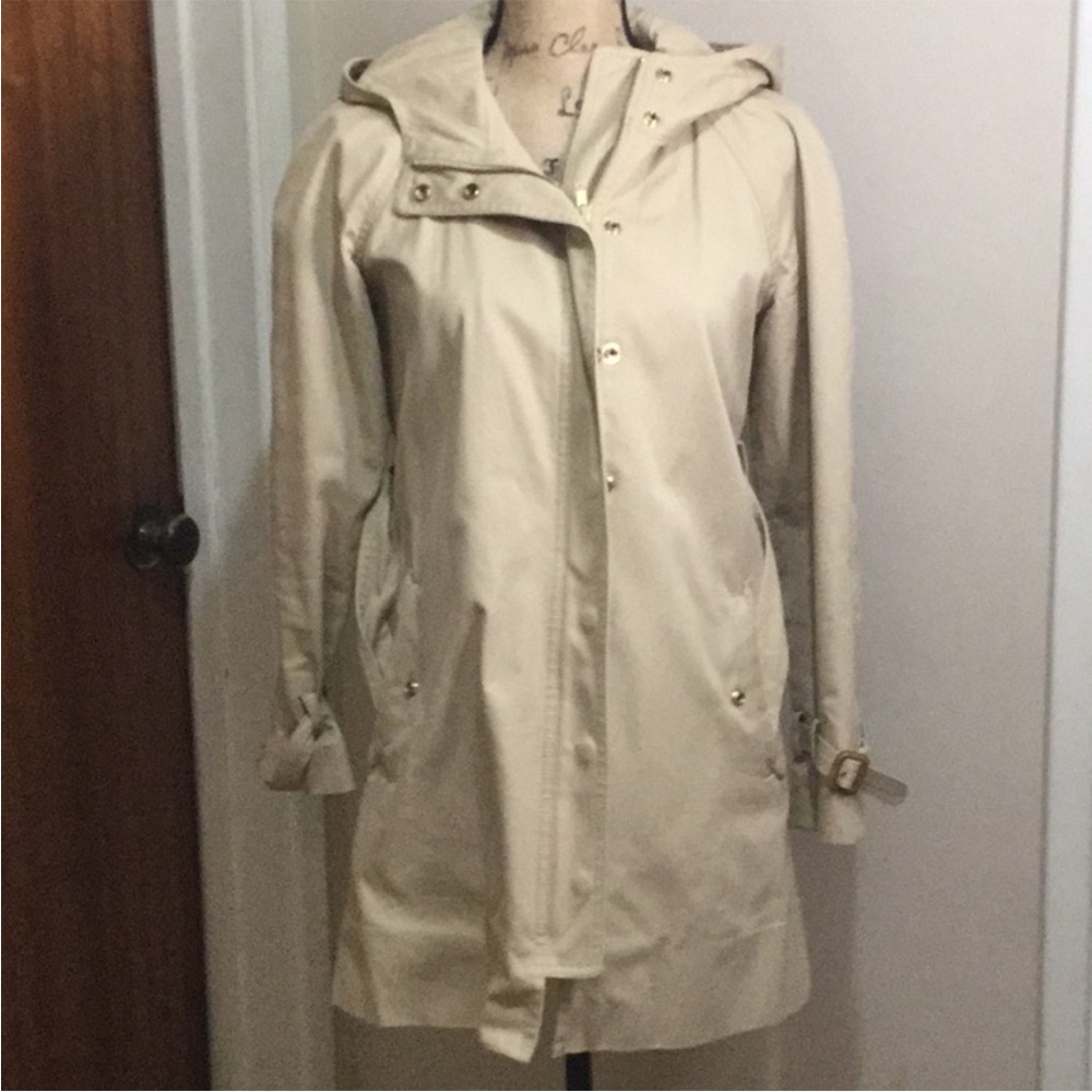 J.Crew matinee trench coat tan size 2